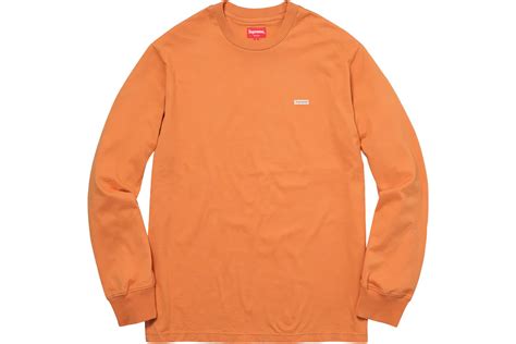 Supreme Supreme Metallic Box Logo L/S Tee 